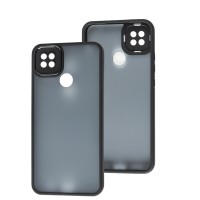 Чехол для Xiaomi Redmi 9C / 10A Luxury Metal Lens черный
