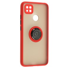 Чохол для Xiaomi Redmi 9C/10A LikGus Edging Ring червоний