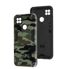 Чохол для Xiaomi Redmi 9C / 10A Military armor camouflage dark green