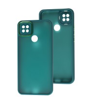 Чохол для Xiaomi Redmi 9C/10A Luxury Metal Lens зелений