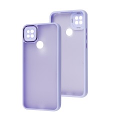 Чохол для Xiaomi Redmi 9C/10A Luxury Metal Lens бузковий