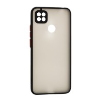 Чохол для Xiaomi Redmi 9C/10A LikGus Totu camera protect чорний/червоний