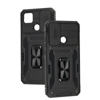 Чохол для Xiaomi Redmi 9C/10A Camshield Army Ring чорний