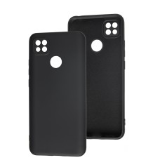 Чохол для Xiaomi Redmi 9C/10A Lime silicon no logo black