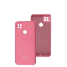 Чохол для Xiaomi Redmi 9C / 10A Silicone Full camera рожевий / light pink