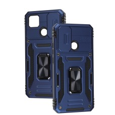 Чохол для Xiaomi Redmi 9C / 10A Camshield Army Ring синій / navy