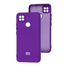 Чохол для Xiaomi Redmi 9C/10A Silicone Full camera фіолетовий/purple