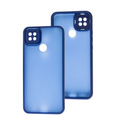 Чохол для Xiaomi Redmi 9C/10A Luxury Metal Lens синій