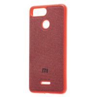 Чохол для Xiaomi Redmi 6 Textile червоний