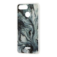 Чохол для Xiaomi Redmi 6 Marble "морська безодня"