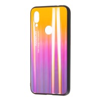 Чохол для Xiaomi Redmi 7 Rainbow glass червоний