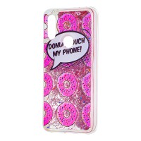 Чохол для Xiaomi Redmi 7 Блискучі вода Fashion "Donut"
