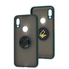 Чохол для Xiaomi Redmi 7 LikGus Edging Ring оливковий
