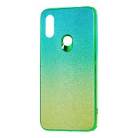Чохол для Xiaomi Redmi 7 Ambre glass "салатово-бірюзовий"