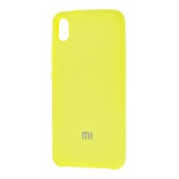 Чохол для Xiaomi Redmi 7A Silky Soft Touch "лимонний"