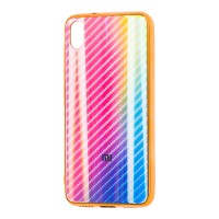 Чохол для Xiaomi Redmi 7A Carbon Gradient Hologram рожевий