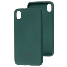 Чохол для Xiaomi Redmi 7A Silicone Full зелений / pine green