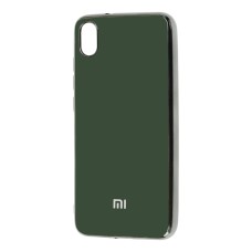 Чохол Xiaomi Redmi 7A Silicone case (TPU) темно-зелений