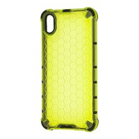 Чохол для Xiaomi Redmi 7A Transformer Honeycomb ударостійкий зелений