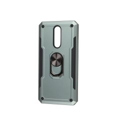 Чохол для Xiaomi Redmi 8 Honor Hard Defence з кільцем зелений