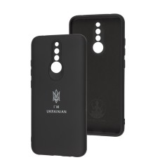 Чохол для Xiaomi Redmi 8 Full Premium Тризуб чорний