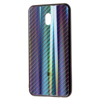Чохол для Xiaomi Redmi 8A Carbon Gradient Hologram чорний