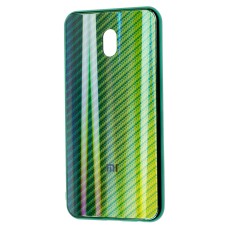 Чохол для Xiaomi Redmi 8A Carbon Gradient Hologram зелений