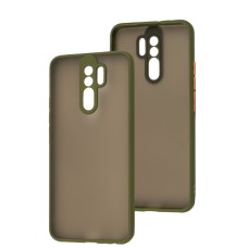 Чохол для Xiaomi Redmi 9 LikGus Totu camera protect хакі