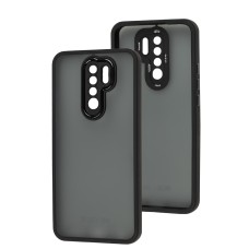 Чохол для Xiaomi Redmi 9 Luxury Metal Lens чорний