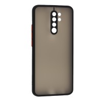 Чохол для Xiaomi Redmi 9 LikGus Totu camera protect чорний/червоний
