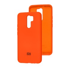 Чохол для Xiaomi Redmi 9 Silicone Full помаранчевий