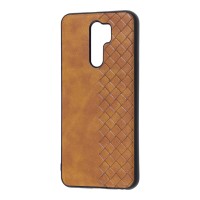 Чохол для Xiaomi Redmi 9 WeaveSide коричневий