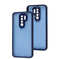 Чохол для Xiaomi Redmi 9 Luxury Metal Lens синій