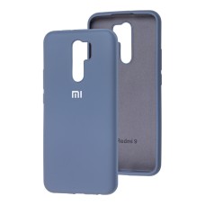 Чохол для Xiaomi Redmi 9 Silicone Full сірий / lavender gray