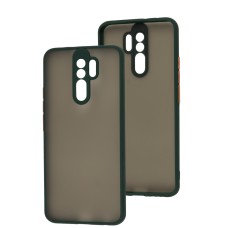 Чохол для Xiaomi Redmi 9 LikGus Totu camera protect оливковий