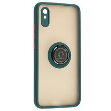 Чохол для Xiaomi Redmi 9A LikGus Edging Ring оливковий