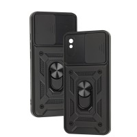 Чохол для Xiaomi Redmi 9A Serge Ring Armor ударостійкий чорний