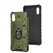 Чохол для Xiaomi Redmi 9A Pathfinder ring ударостійкий зелений / army green