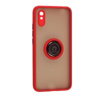 Чохол для Xiaomi Redmi 9A LikGus Edging Ring червоний