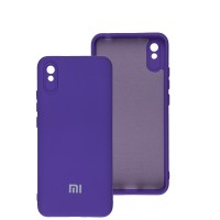 Чохол для Xiaomi Redmi 9A Silicone Full camera фіолетовий