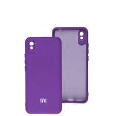 Чохол для Xiaomi Redmi 9A Silicone Full camera фіолетовий / purple