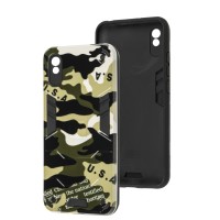 Чохол для Xiaomi Redmi 9A Military armor camouflage khaki