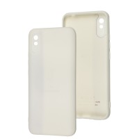 Чохол для Xiaomi Redmi 9A Silicone Full Тризуб білий
