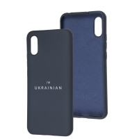 Чохол для Xiaomi Redmi 9A Full Nano I'm Ukrainian dark blue
