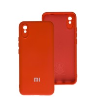 Чохол для Xiaomi Redmi 9A Silicone Full camera червоний