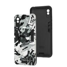 Чохол для Xiaomi Redmi 9A Military armor camouflage gray
