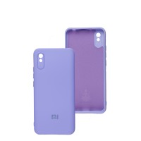 Чохол для Xiaomi Redmi 9A Silicone Full camera бузковий / dasheen