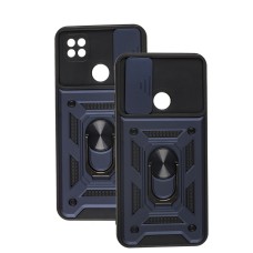Чохол для Xiaomi Redmi 9C / 10A Serge Ring Armor ударостійкий синій