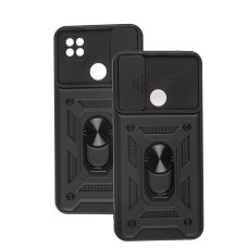 Чохол для Xiaomi Redmi 9C / 10A Serge Ring Armor ударостійкий чорний