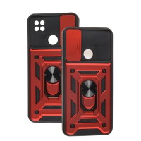 Чохол для Xiaomi Redmi 9C / 10A Serge Ring Armor ударостійкий червоний